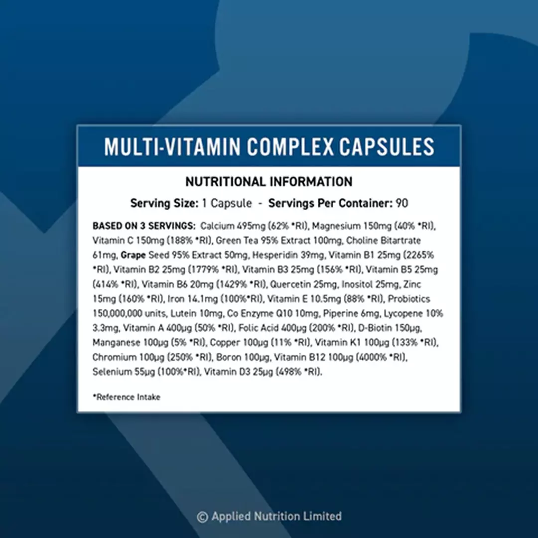 Multi-Vitamin Complex 90 tabs - Afbeelding 2